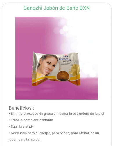 Jabón con Ganoderma Ganozhi de DXN