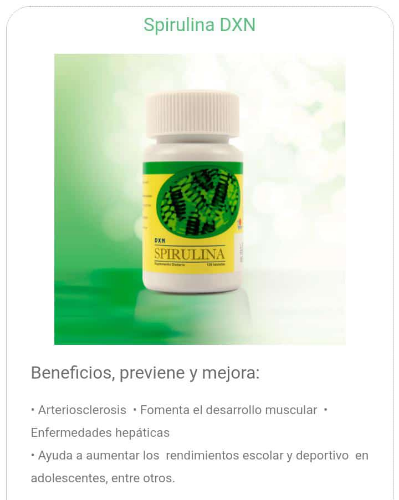 Espirulina de DXN
