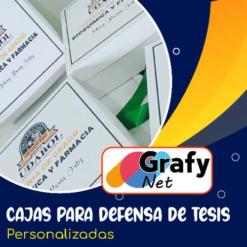 Cajas vacias para defensa de tesis (4 unidades)