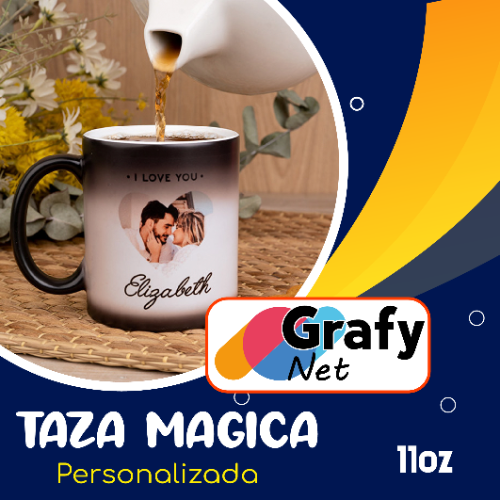 Taza mágica personalizada