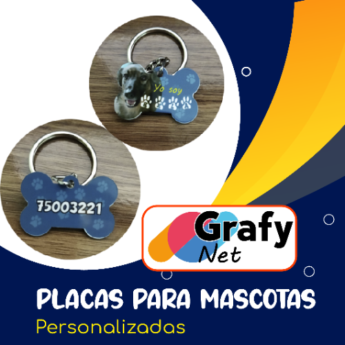 Placas para mascotas personalizada