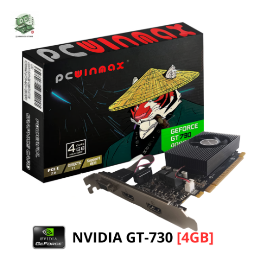 Tarjeta Grafica Nvidia Geforce GT-730 [4GB] DDR3 Marca Pcwinmax