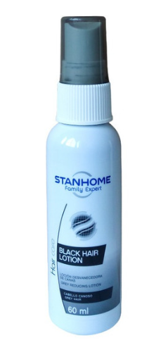 BLACK HAIR LOTION / LOCIÒN DESVANECEDORA DE CANAS
