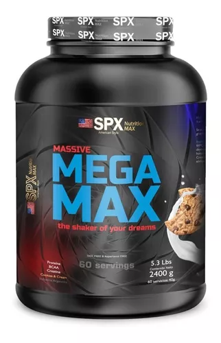 Mega max 2,4kg (Proteina, bcaa y creatina