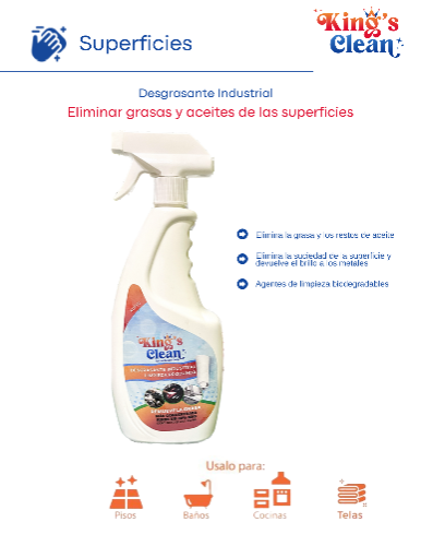 Desengrasante Industrial (32 oz) Atomizador
