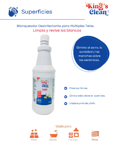  Cloro blanqueador desinfectantes (32 onzas )