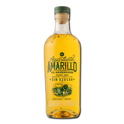 Amarillo de Manzanares Aguardiente sin Azúcar BOTELLA 750ML