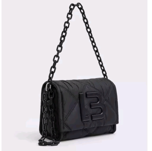 Bandolera acolchada con solapa BIMBA Y LOLA  c/negro