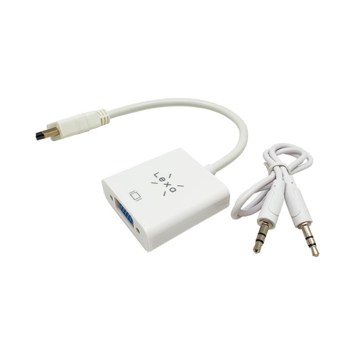 ADAPTADOR HDMI A VGA CON AUDIO