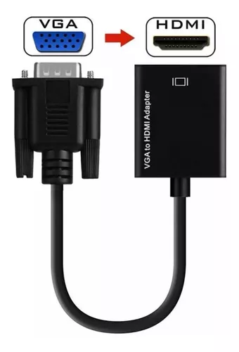 ADAPTADOR CONVERTIDOR DE VGA A HDMI