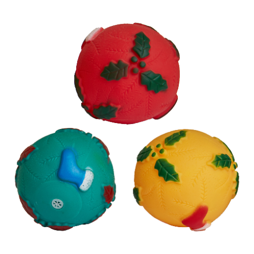 0004 JUGUETE PELOTA NAVIDEÑAx1233