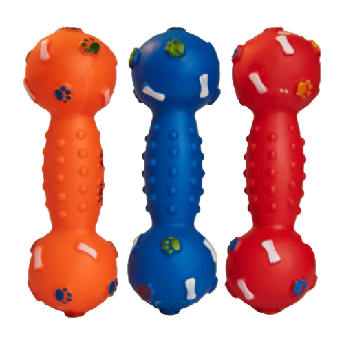 0030 JUGUETE HUESO HUELLA DOBLE MEDIANO