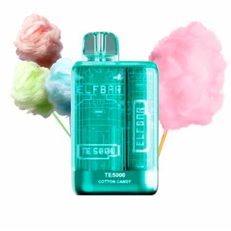 Elf bar TE - COTON CANDY (algodão doce) 5.000Pufs
