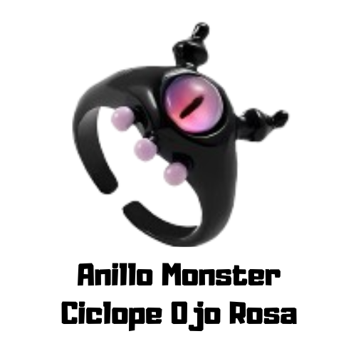Anillo Monster Ciclope Ojo Rosa