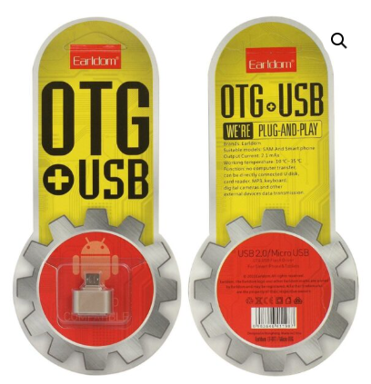 ADAPTADOR OTG USB A MICROUSB V8