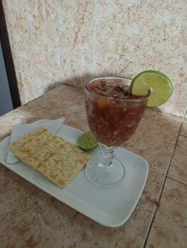 Ceviche de camarón 