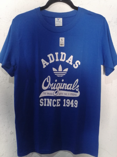 Adidas azul playera para caballero