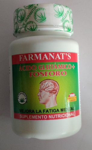 ACIDO GLUTAMICO X100 CAPS FARMANAT