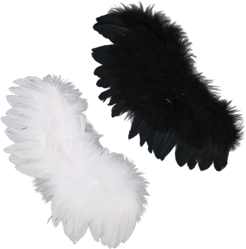 Alas de Ángel blancas/negras