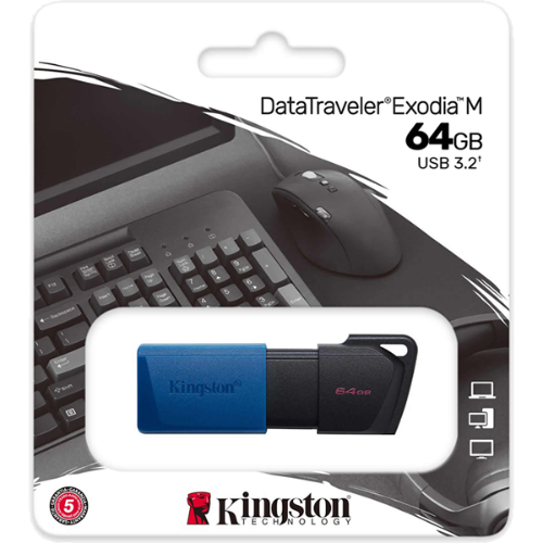 001 - MEMORIA FLASH USB KINGSTON DTXM 64GB