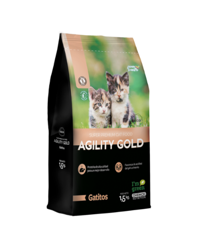 AGILITY GOLD GATITOS X 1.5 KG 