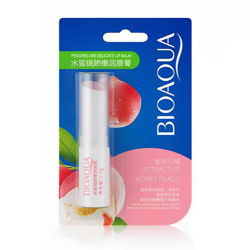 Bálsamo hidratante de labios peach