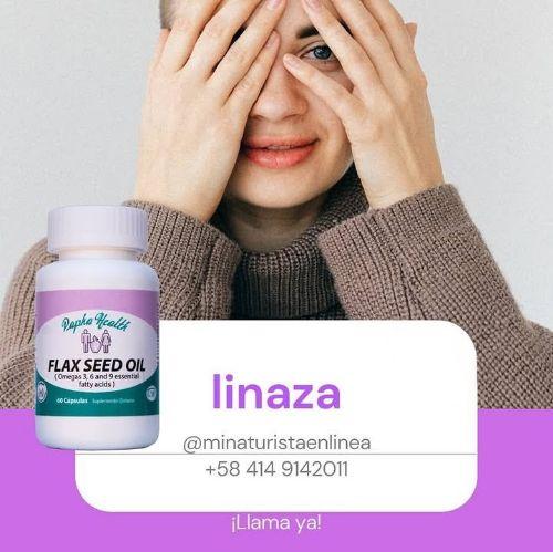 Flax Seed Oil (Aceite de Semilla de Linaza) x 60 cápsulas