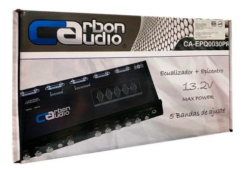 Ecualizador com epicentro carbón audio
