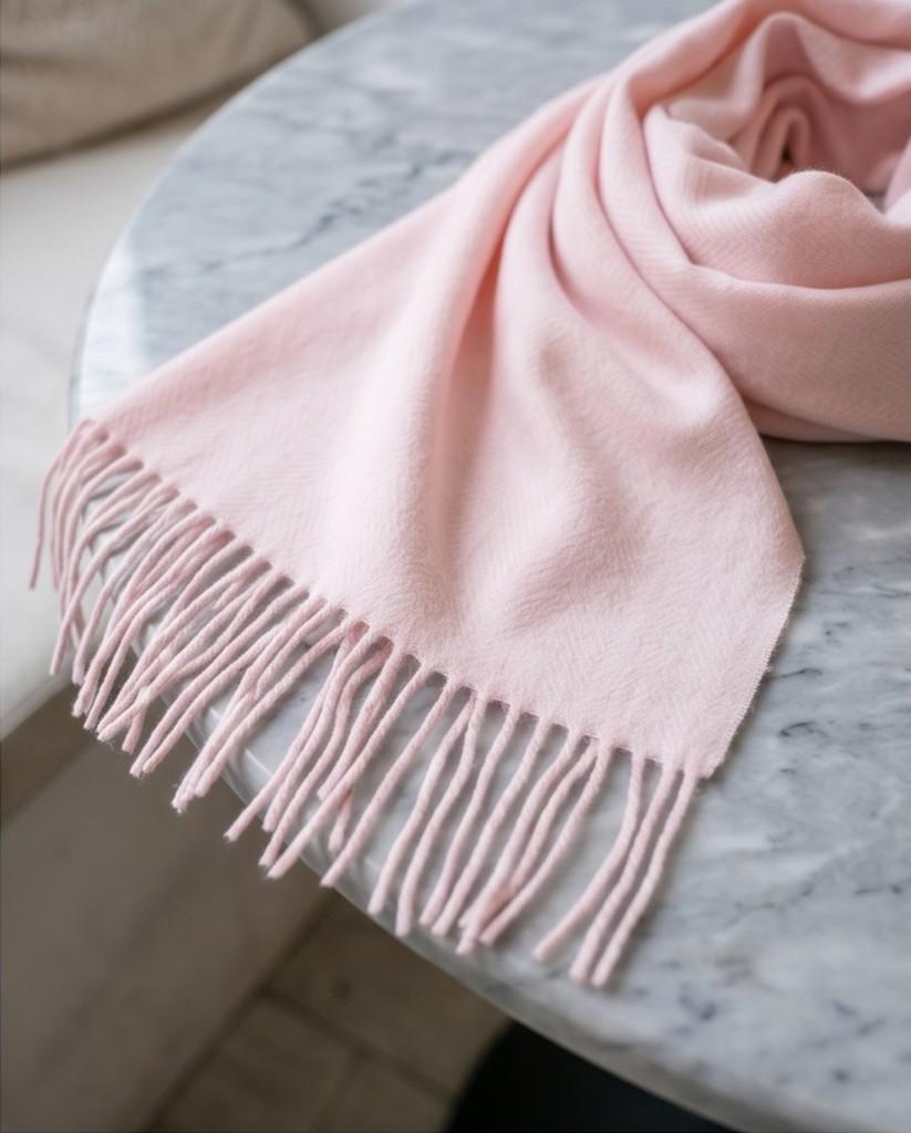 Miniatura 2 de #10 PASHMINA Rosa Claro