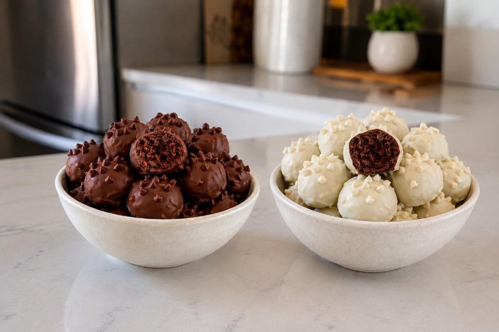 Bites de brownie bañados x20