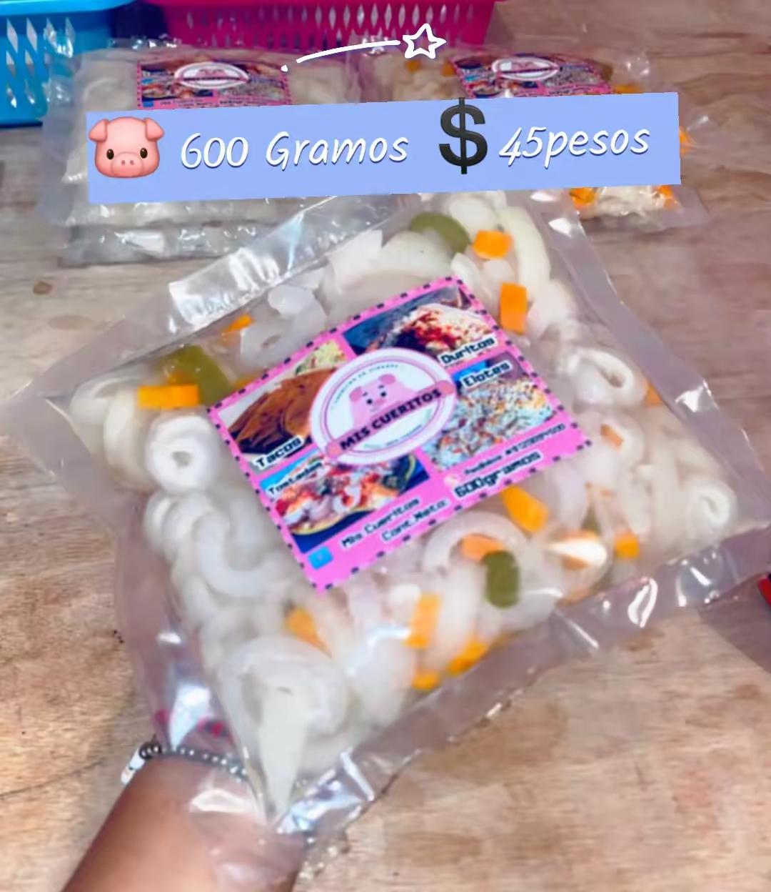 Cueritos Preparados 600gramos