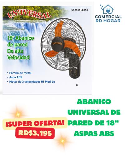 Abanico de Pared Universal 18”