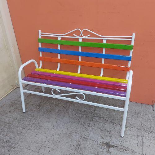 Banca 2-3 plazas tubular colores