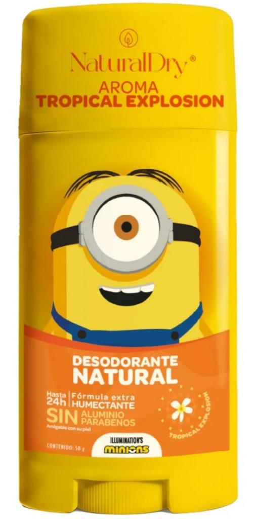 Desodorante natural kids minion