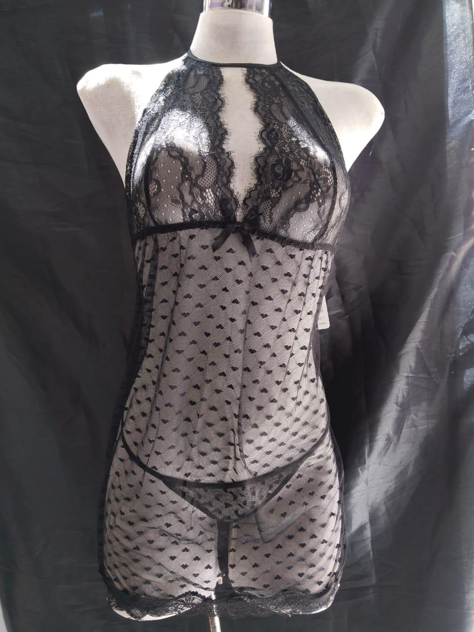 Babydoll negro