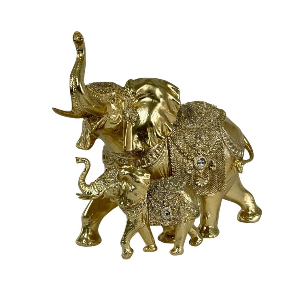 Adorno de elefante decorativo 35x28cm