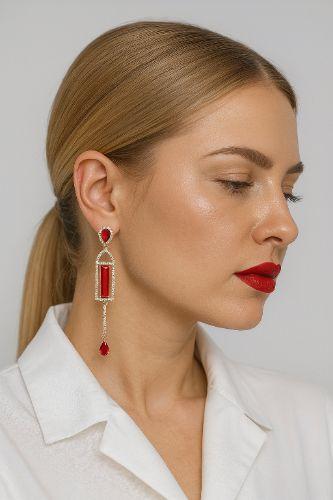 Miniatura 2 de Aretes Rectángulo