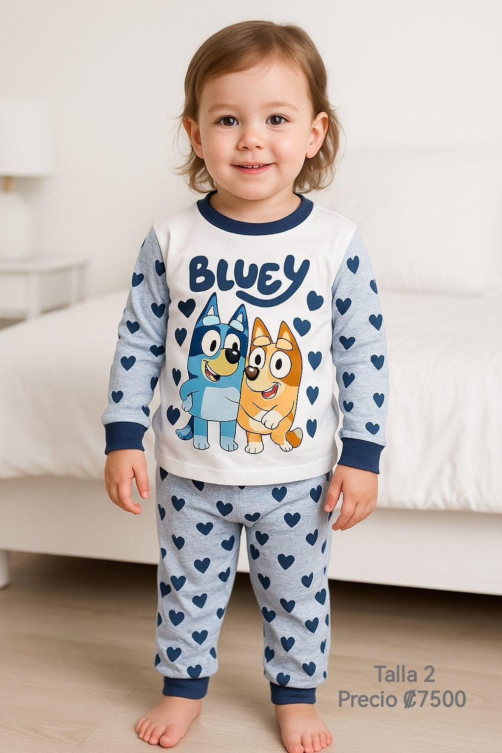 Bluey corazones