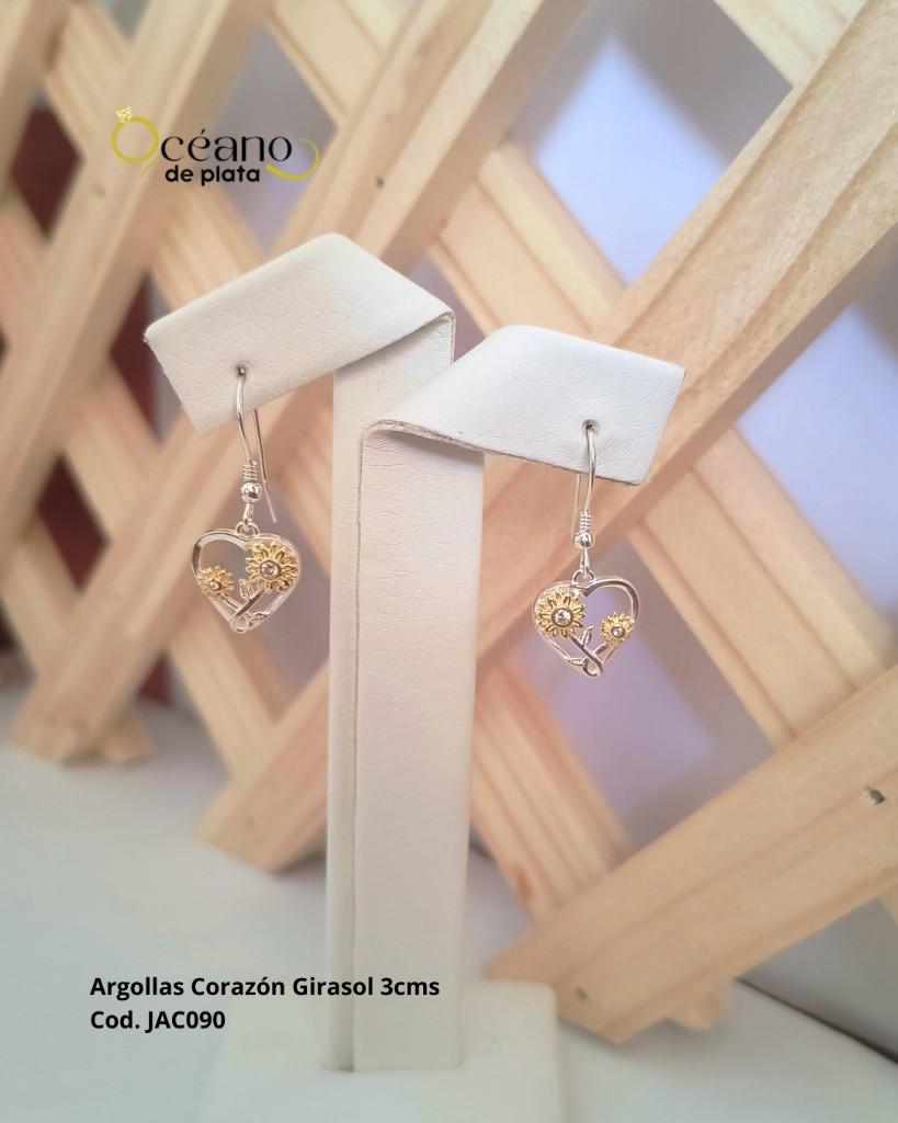 Aretes girasol cod. JAC090