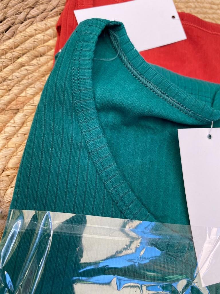 Miniatura 2 de 3503 Camiseta acanalado ancho