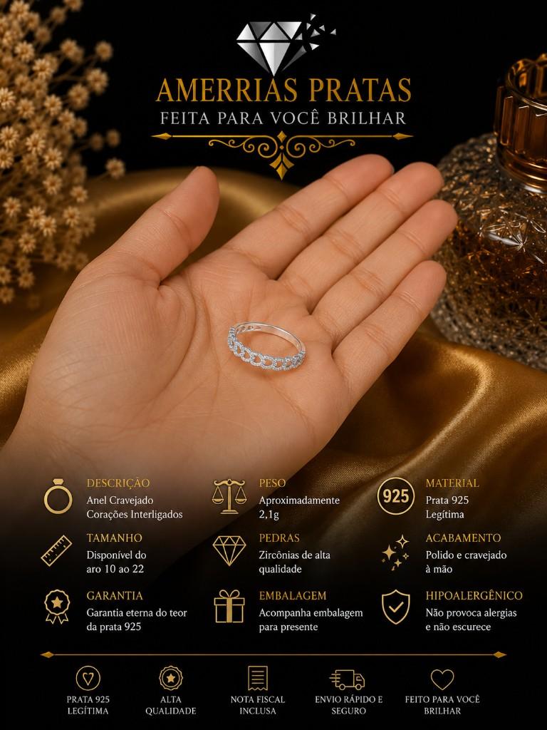 Miniatura 3 de ANEL 15 CORAÇÕES
VAZADO
