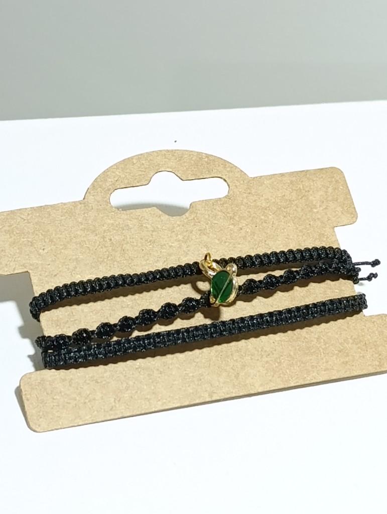 Brazalete delgado, dije saturno