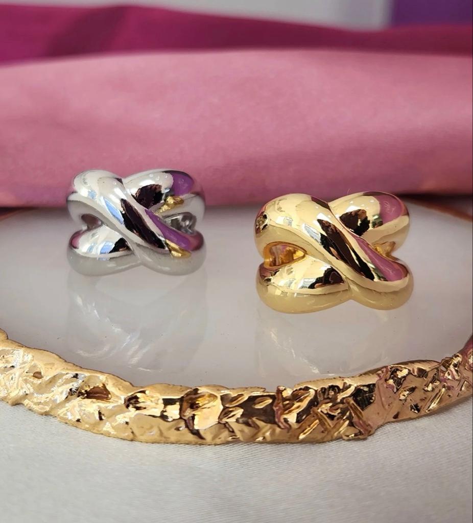 Anillo X Dorado