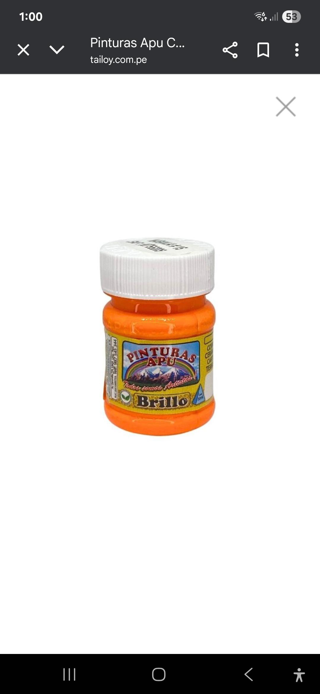 Apu 30 ml naranja