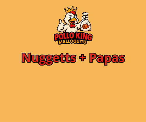 Nuggets y papas