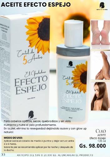 Aceite efecto espejo 120ml