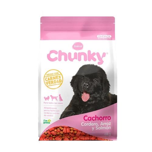 CHUNKY CACHORRO 8KG CORDERO SALMÓN Y ARROZ