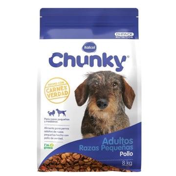 CHUNKY ADULTO 8KG RAZAS PEQUEÑA POLLO