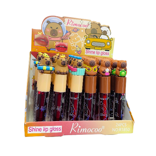 3 LIP GLOSS CAPIBARA TINTE PARA LABIOS X 3 Unidades (18500)