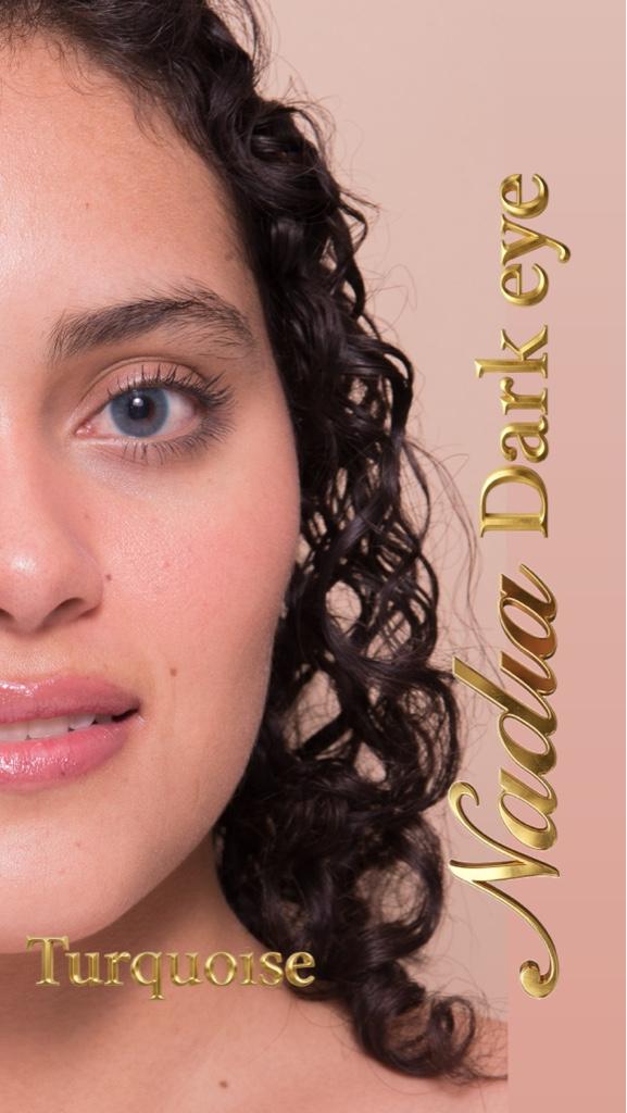 Miniatura 2 de 6 pares Nadia Dark, Eye turquesa